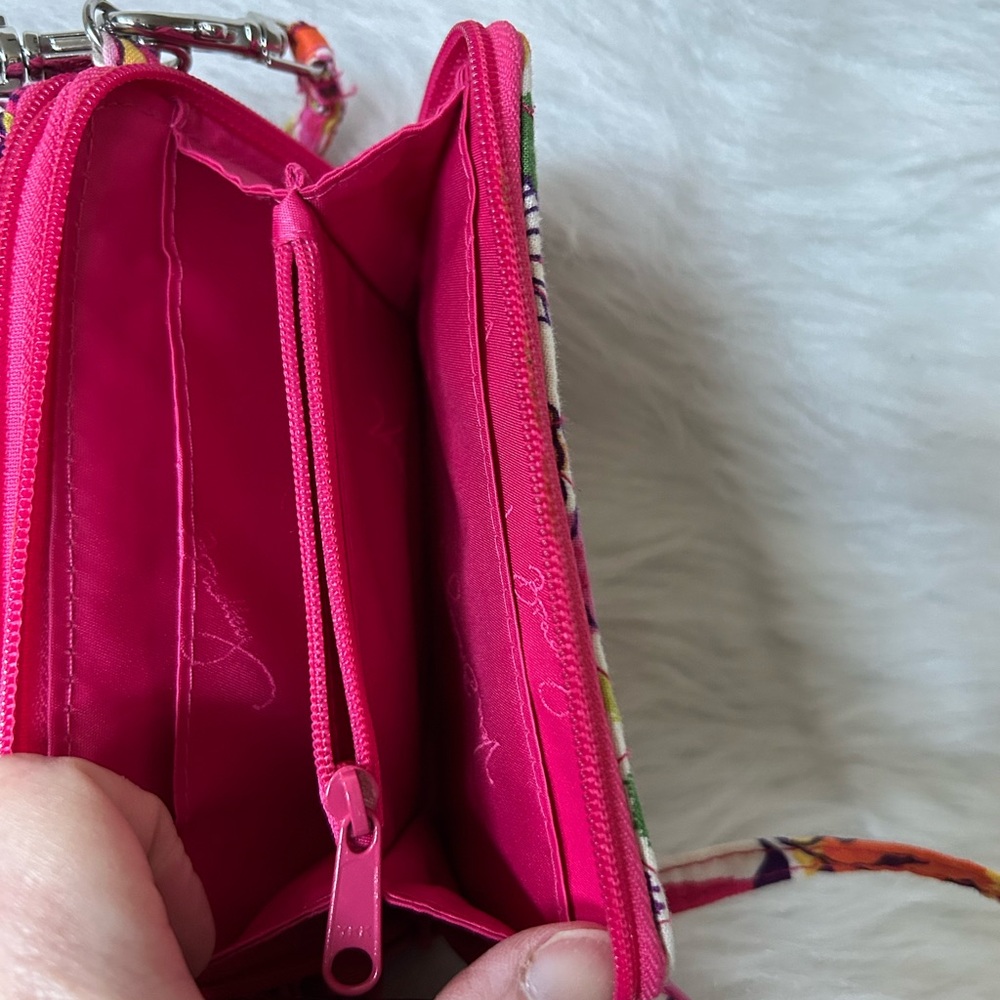 Vera Bradley Floral wallet Crossbody Bag - Picture 3 of 5